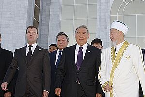 Dmitry Medvedev in Kazakhstan 22 September 2008-13