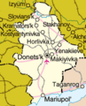 Donetsk oblast detail map