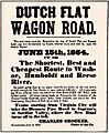 Dutch Flat Wagon Road 1864