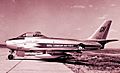 Ex-RCAF Golden Hawk Canadair F-86 23424 purchased by Lynn Garrison for his collection, July 1964