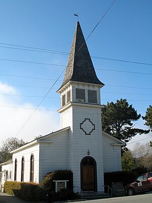 First Congregational Church of Pescadero, San Gregorio St., Pescadero, CA 10-30-2011 2-33-34 PM