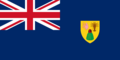 Flag of the Turks and Caicos Islands (1968–1999)