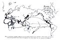 Grafton Elliot Smith Cultural Diffusion Map from Egypt