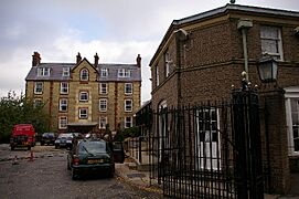 Hall building and Porter's Lodge, St. Hilda's College, Oxford