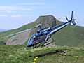 Helicopter rescue sancy takeoff