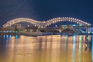 HernandoDeSotoBridge at Night