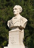 Ioannis Capodistrias bust Karakatsanis 1887 Aegina Greece