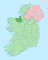 Island of Ireland location map Sligo