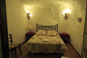 J23 390 Casas Cueva El Mirador, Schlafzimmer