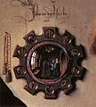 Jan van Eyck - Portrait of Giovanni Arnolfini and his Wife (detail) - WGA7695