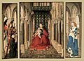 Jan van Eyck - Triptych of Mary and Child, St. Michael, and the Catherine - Google Art Project