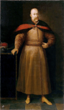 Painting of a man, standing