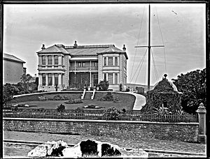 Joseph Wood's residence, Newcastle, NSW, March 1890
