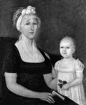 Joshua Johnson, Mrs. Abraham White Jr. (Martha Bussey) and Rose Elizabeth White (Mrs. Abner Neale), ca. 1810