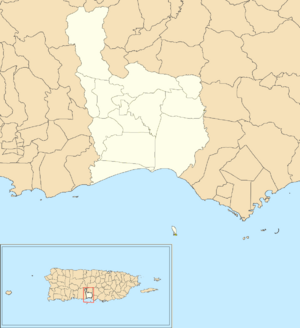 Juana Díaz, Puerto Rico locator map