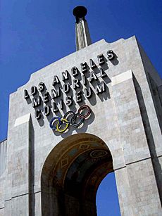 LA Coliseum gate