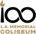 La memorial coliseum logo 100th.png