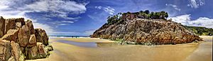 Little Bay Beach in Arakoon National Park, at South West Rocks, New South Wales - Australia