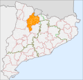 Localització de l'Alt Urgell