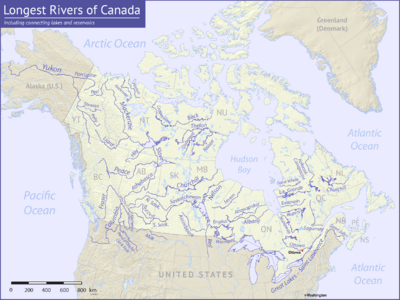 Longest Rivers of Canada