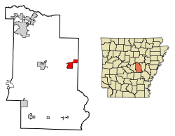 Location in Lonoke County, Arkansas