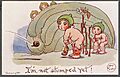 MG I'm not stumped yet! (cricket) c. 1916, colour postcard by May Gibbs (39852404782)