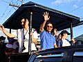 Manny Pacquiao election motorcade Marikina, Molina kaway (Marikina; 02-28-2022)