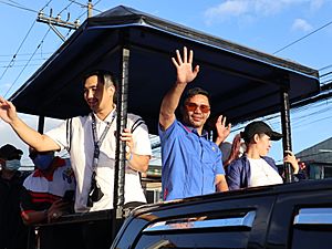 Manny Pacquiao election motorcade Marikina, Molina kaway (Marikina; 02-28-2022)
