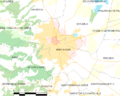 Map commune FR insee code 42147