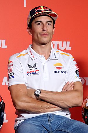 Marc Marquez at the 2023 Japanese motorcycle Grand Prix.jpg