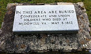 McDowell cemetery plaque