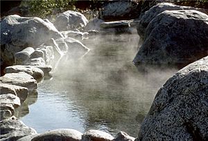 Meager hot spring