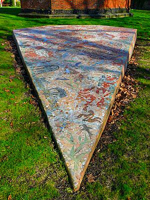 Mosaic in Beddington Park - geograph.org.uk - 1186420