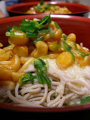 Nameko soba なめこそば