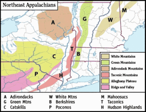 NortheastAppalachiansMap