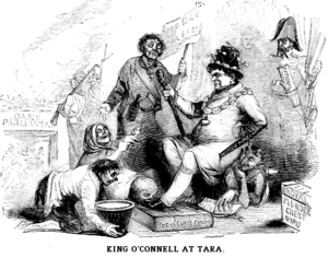 O'Connell crowned at Tara, 1843