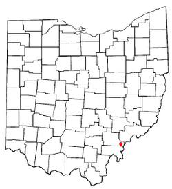 Location of Coolville, Ohio