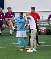 Otamendi's turn to hear it from Pep (36593750266) (cropped)