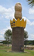 Peanut statue rebuilt in 2023, Ashburn, GA, US