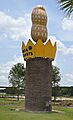 Peanut statue rebuilt in 2023, Ashburn, GA, US