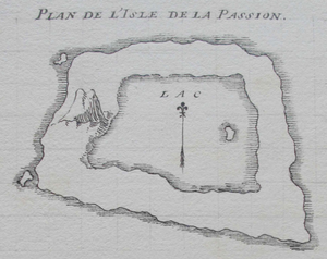 Plan de l'Isle de la Passion (1711)