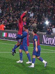 Ronaldinho Belletti and Giuly 9dec2006