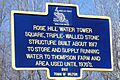 Rose Hill water tower marker