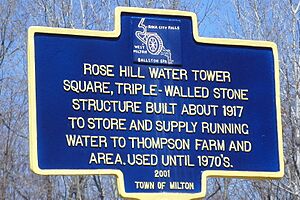 Rose Hill water tower marker