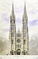 Saint-Denis (basilique) Viollet-le-Duc (projet)
