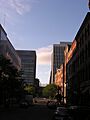 Saint John, New Brunswick street scape, Prince William St. and City Hall