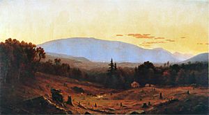Sanford Robinson Gifford - Crépuscule sur le mont Hunter