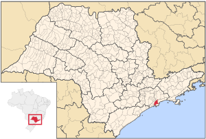 Location of Santos