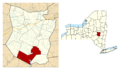 Schoharie County NY Gilboa town highlighted