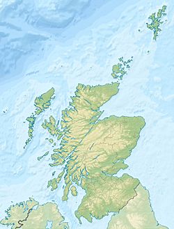 Map showing the location of Sandwood Bay
